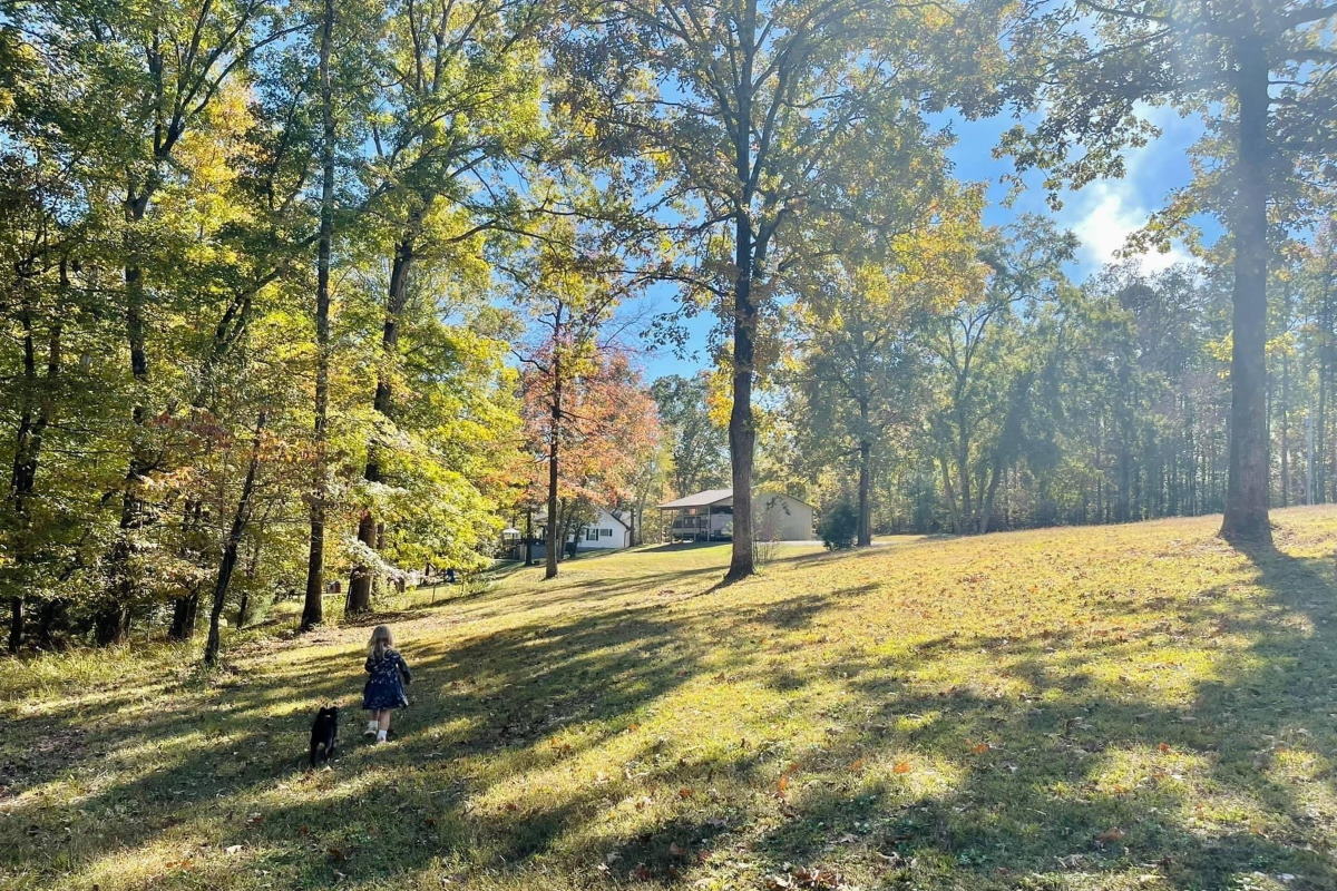 portrait of family standing together